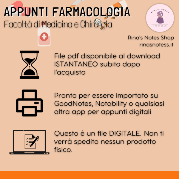 Mappe FARMACOLOGIA GENERALE - Medicina e Chirurgia - immagine 5