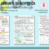 Appunti BIOFISICA - Medicina e Chirurgia