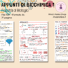 Appunti BIOCHIMICA 1 - Biologia