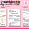 Appunti BIOCHIMICA - Medicina e Chirurgia