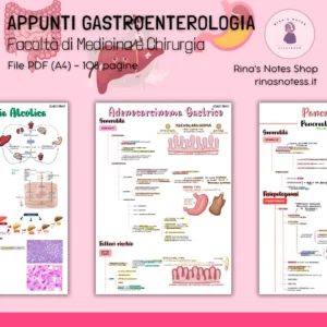 Appunti di GASTROENTEROLOGIA - Medicina e Chirurgia