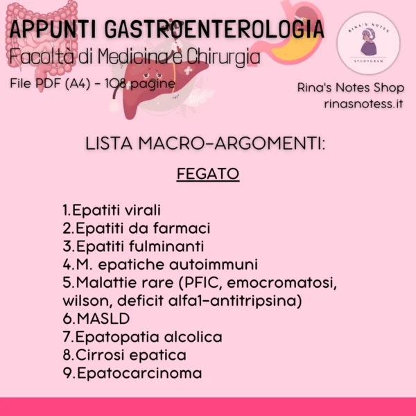Appunti di GASTROENTEROLOGIA - Medicina e Chirurgia - immagine 5
