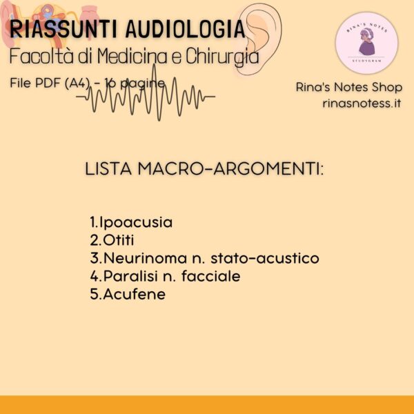 Riassunti di AUDIOLOGIA - Medicina e Chirurgia - immagine 4