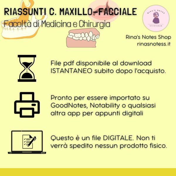 Riassunti di C. MAXILLO-FACCIALE - Medicina e Chirurgia - immagine 5