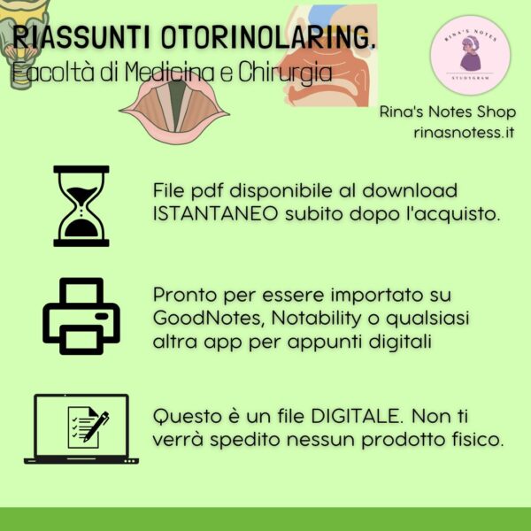 Riassunti di OTORINOLARINGOIATRIA - Medicina e Chirurgia - immagine 6